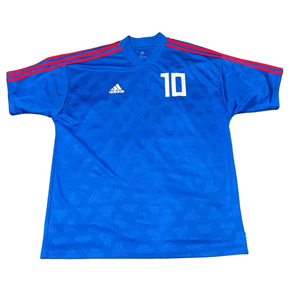 Adidas Men Tango Icon Player Jersey Soccer Football  Size LARGE FRANCE ZIDANE
